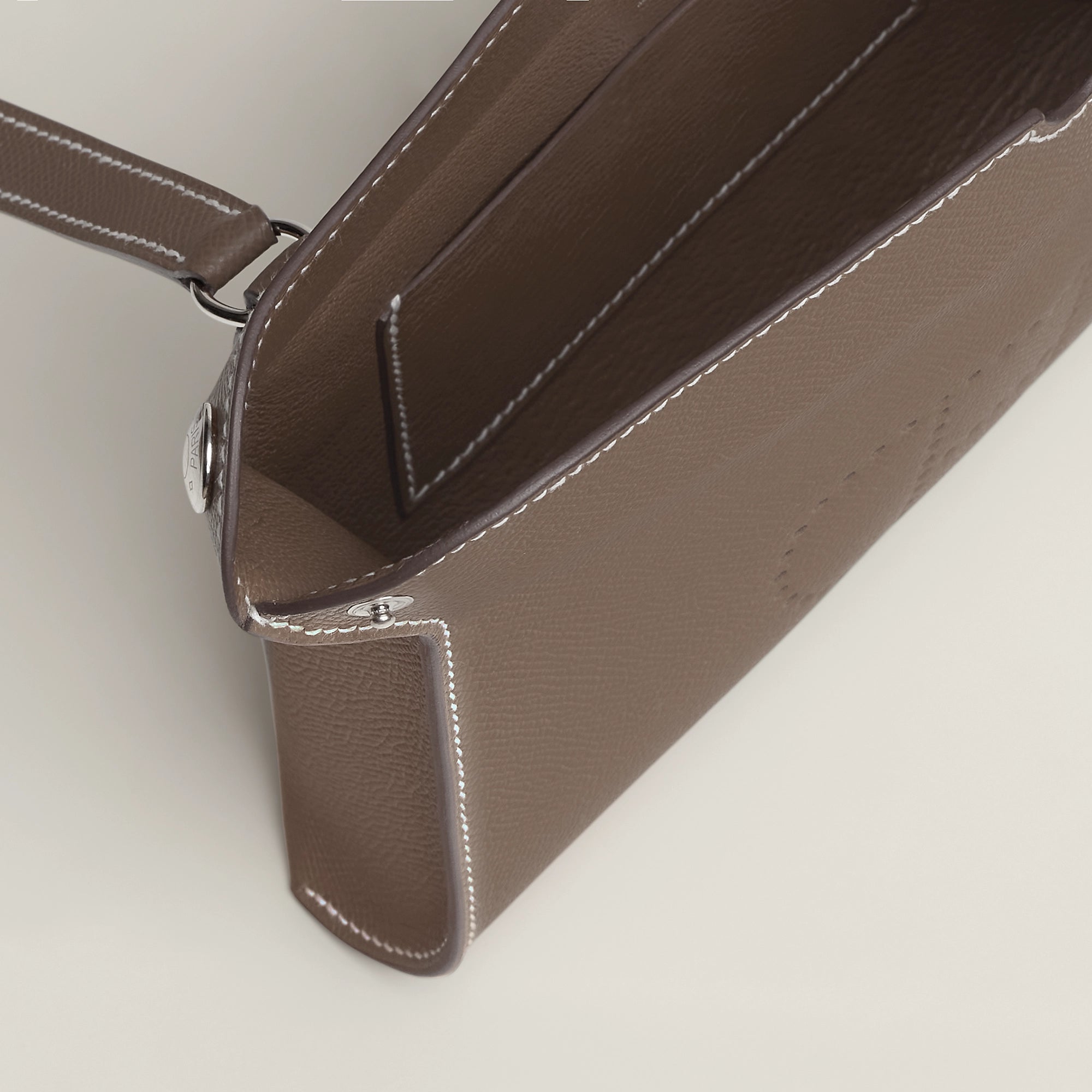 Sac Hermès Videpoches Étoupe