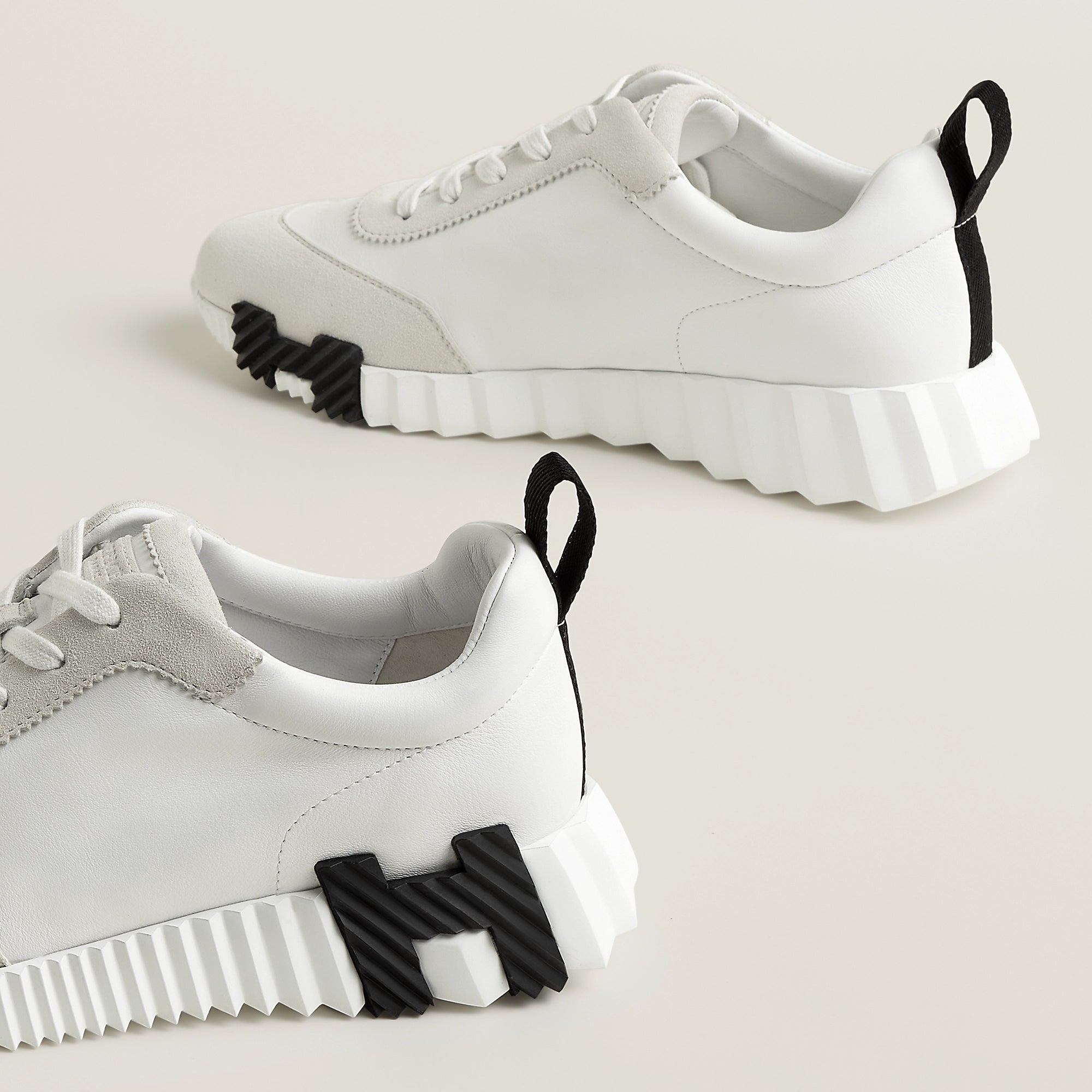 Hermès Bouncing Blanc/Noir