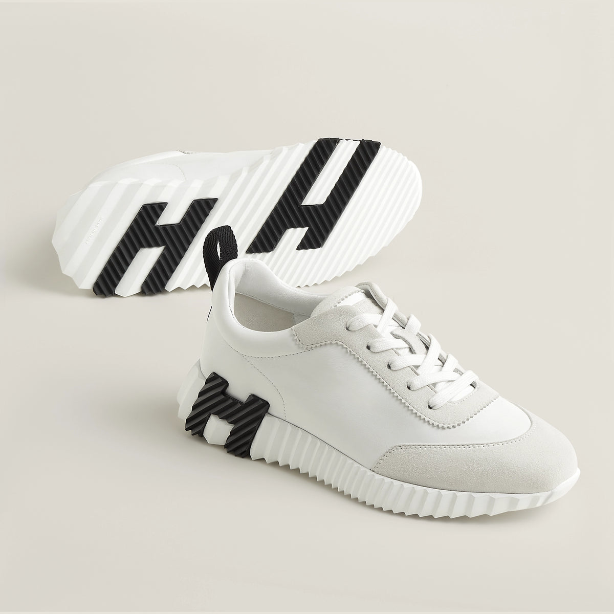 Hermès Bouncing Blanc/Noir