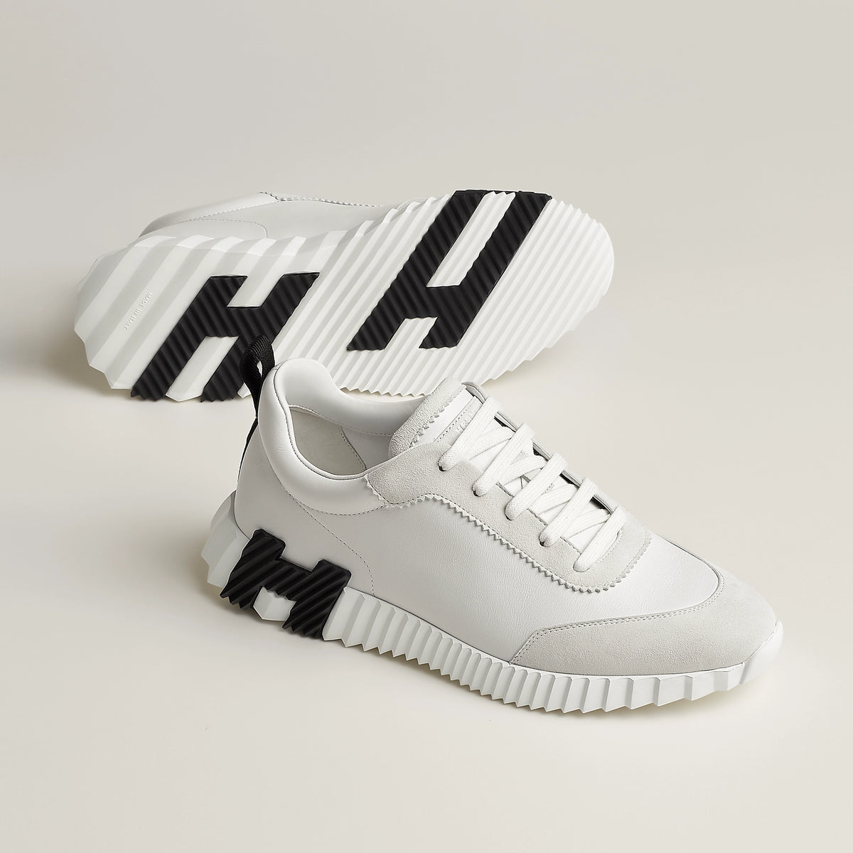 Hermès Bouncing Blanc/Noir