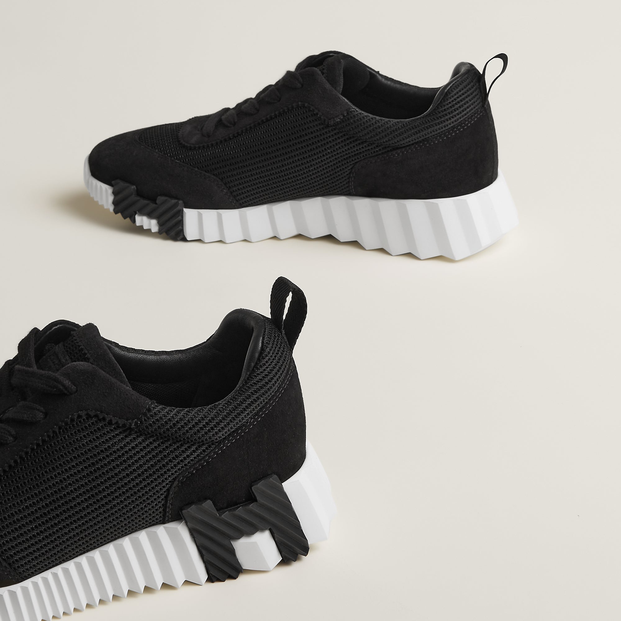 Hermès Bouncing Blanc/Noir