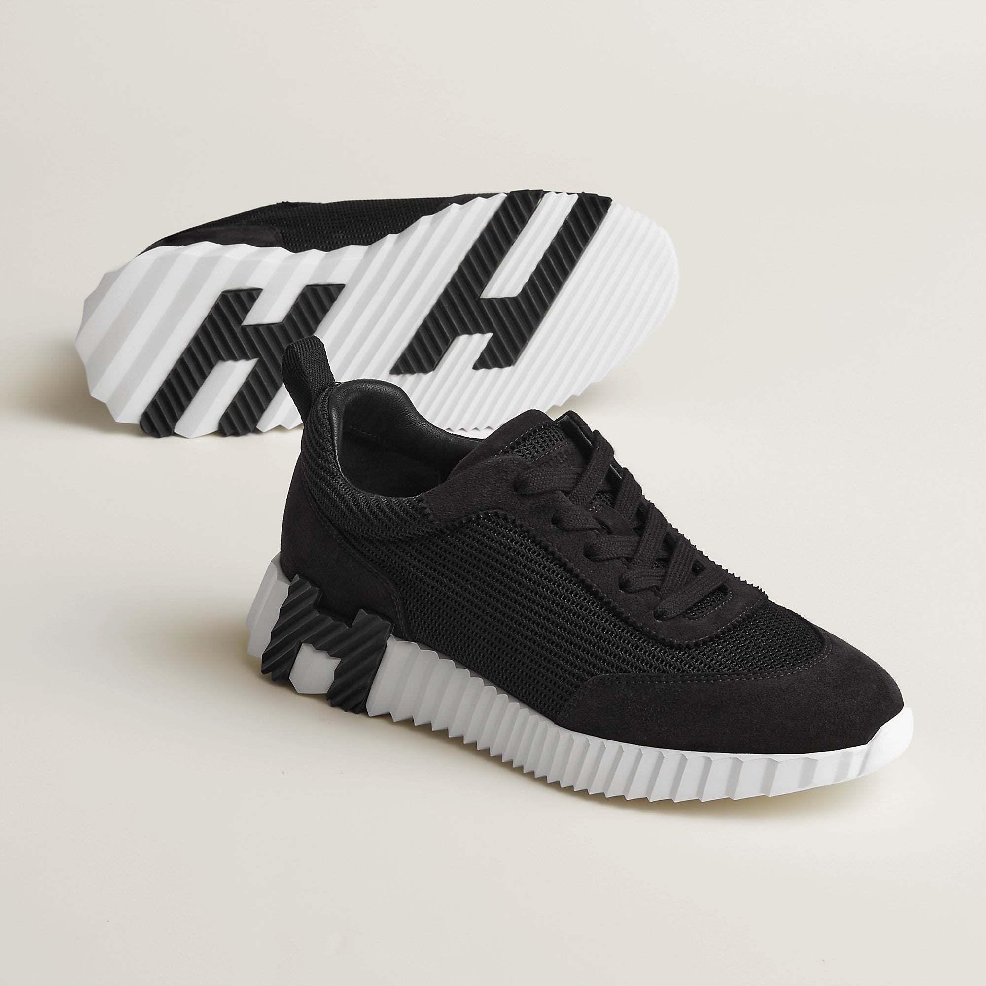 Hermès Bouncing Blanc/Noir