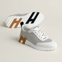 Hermès Bouncing Prunoir/Blanc