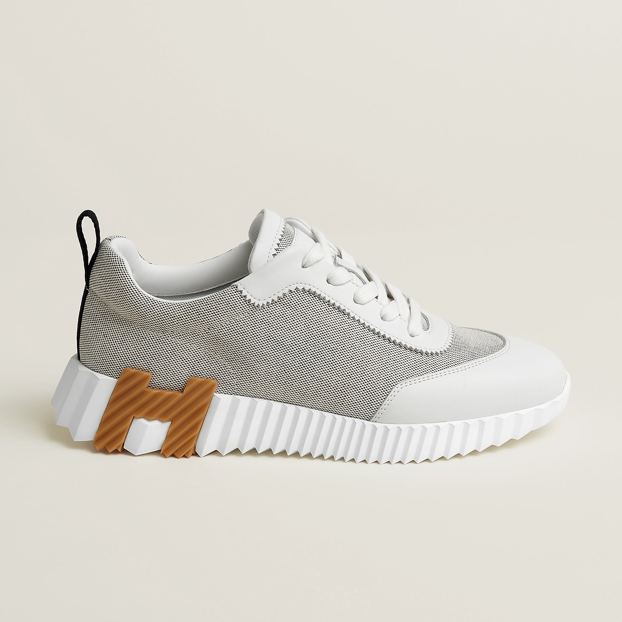 Hermès Bouncing Prunoir/Blanc